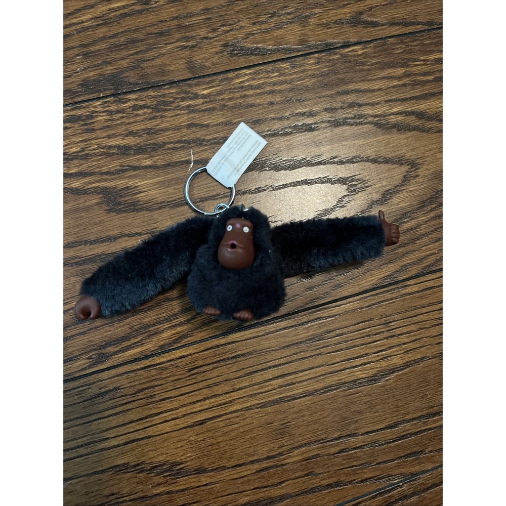 NWT 6" Kipling MATT the Monkey Keychain navy blue